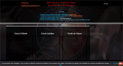 Desktop Screenshot of ecoledeglace.fr